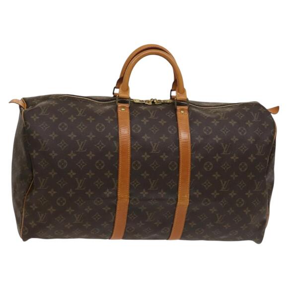 LOUIS VUITTON Monogram Keepall 55 Boston Bag M41424 - Picture 1 of 16